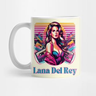 Lana Del Rey - Retro Sunset Serenade Mug